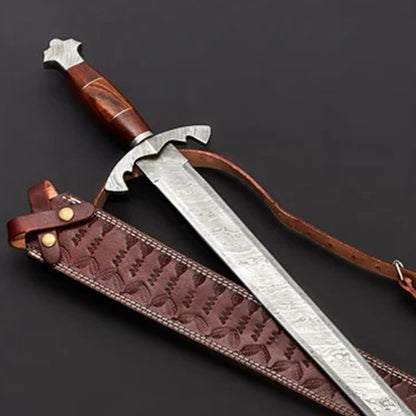 Damascus Steel Handmade Viking Sword VS-003